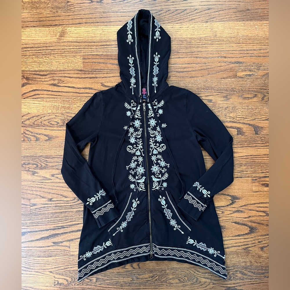 Johnny Was LA Embroidered Hoodie